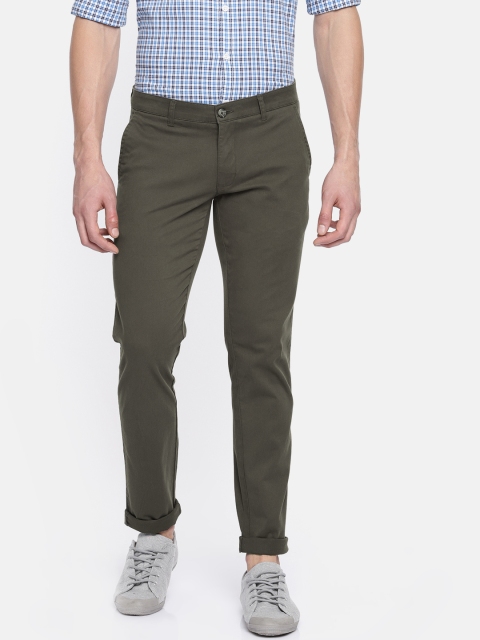 

Parx Men Grey Lowell Tapered Fit Solid Regular Trousers
