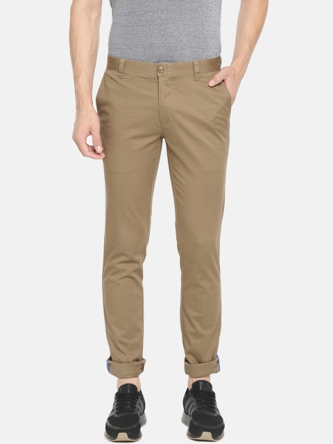 

Parx Men Khaki Austin Super Slim Fit Solid Regular Trousers