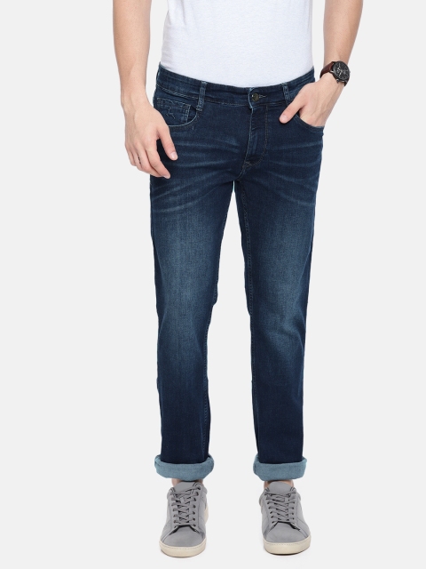 

Parx Men Blue Slim Tapered Fit Low-Rise Clean Look Stretchable Jeans