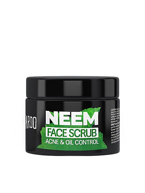 

BEARDO Men Neem Face Scrub for Acne & Oil Control 100 g, Black