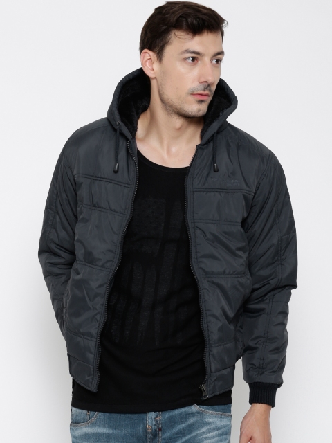 

Locomotive Navy Padded Hooded Jacket, Navy blue