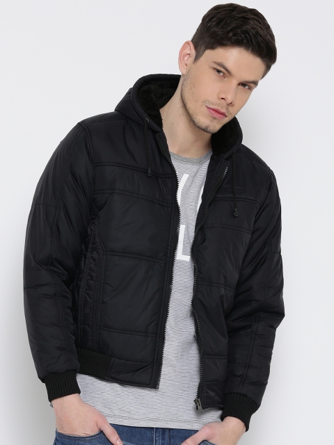 

Locomotive Black Padded Hooded Jacket