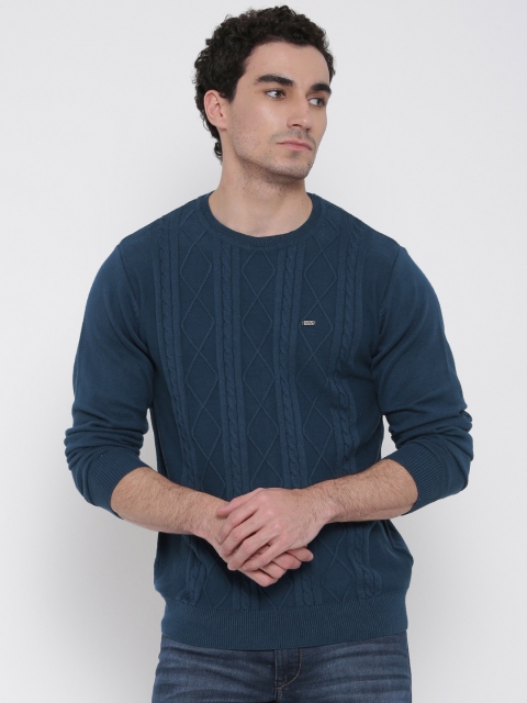

Locomotive Teal Blue Sweater
