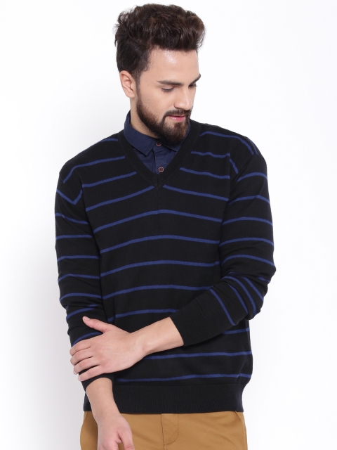 

Locomotive Black Striped Sweater