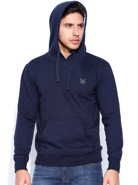 

Locomotive Navy Hooded Sweatshirt, Navy blue