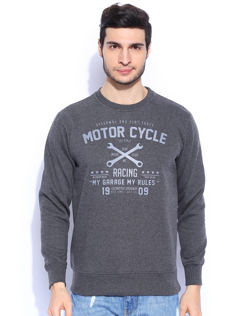 

Locomotive Grey Printed Sweatshirt