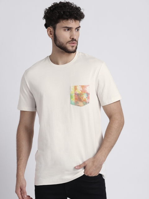

GAP Men's Graphic Pocket T-Shirt, Off white