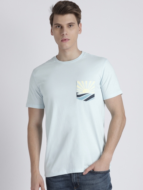 

GAP Men's Graphic Pocket T-Shirt, Blue