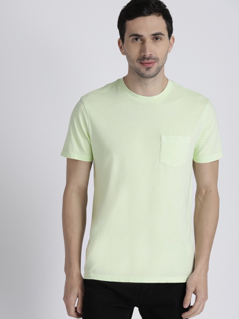

GAP Men's Vintage Wash Pocket T-Shirt, Green