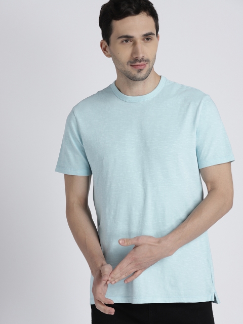 

GAP Men's Vintage Slub Jersey Crewneck T-Shirt, Blue