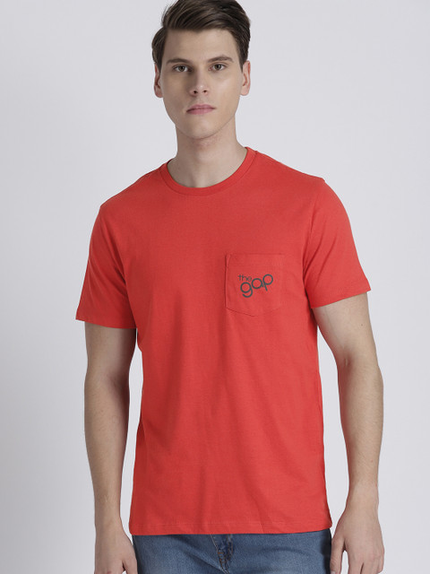 

GAP Men's Graphic Pocket T-Shirt, Red