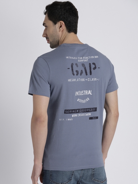 

GAP Men's Original Logo Graphic T-shirt, Blue