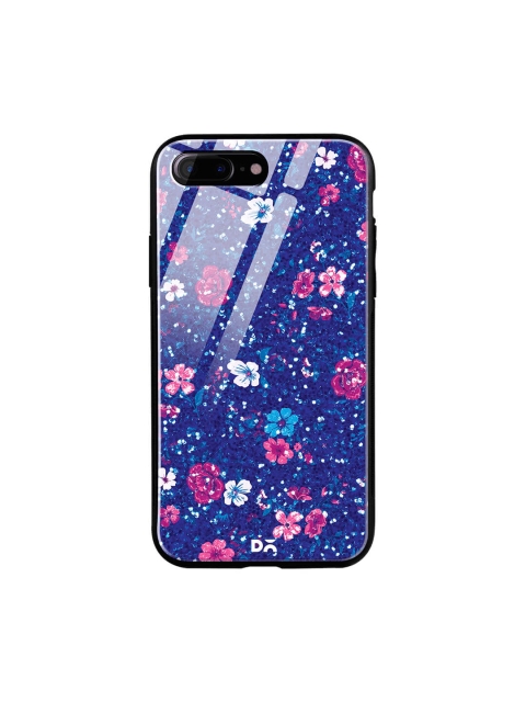 

DailyObjects Blue & Pink iPhone 7 Plus Glass Case Cover