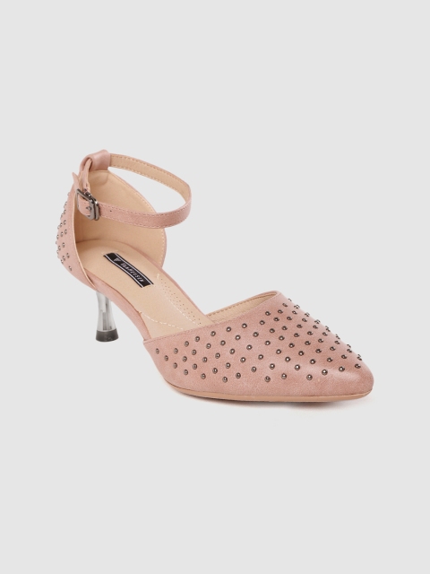 

Van Heusen Woman Dusty Pink Embellished Pumps
