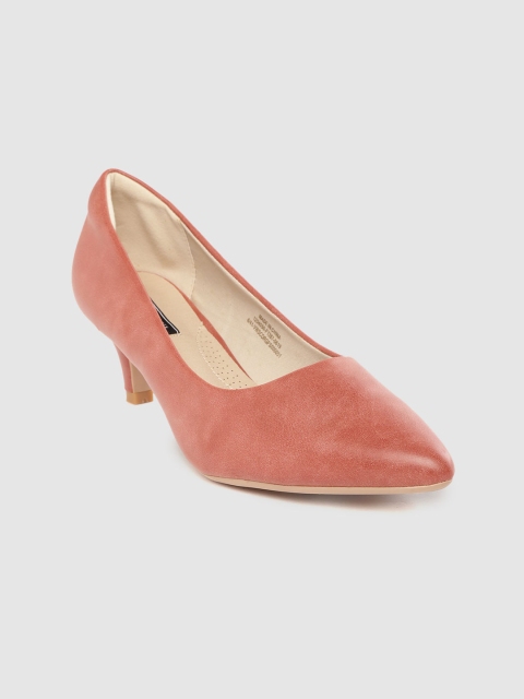 

Van Heusen Woman Women Brick Red Solid Pumps