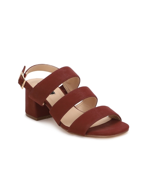 

Van Heusen Woman Maroon Solid Heels