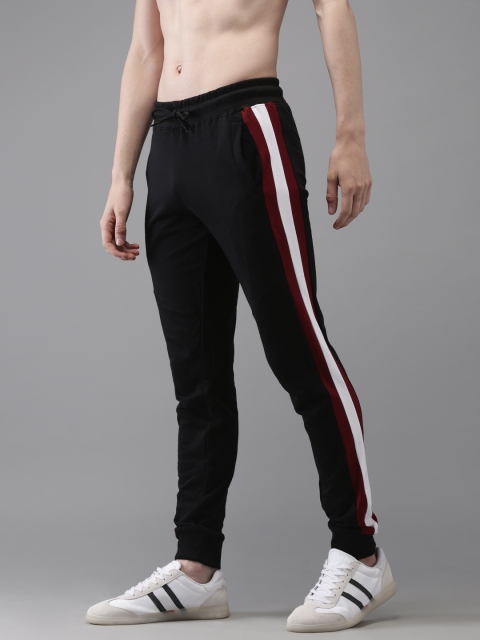 

Moda Rapido Men Black Solid Regular Fit Joggers