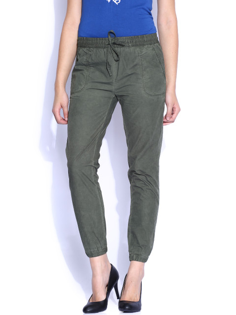 

Tokyo Talkies Olive Green Trousers
