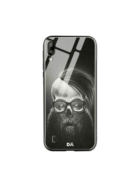 

DailyObjects Black Samsung Galaxy M10 Glass Case Cover