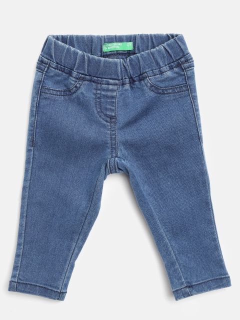 

United Colors of Benetton Girls Blue Jeggings