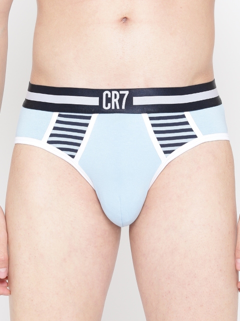 

CR7 Cristiano Ronaldo Men Blue Solid Briefs 8300-66-2420