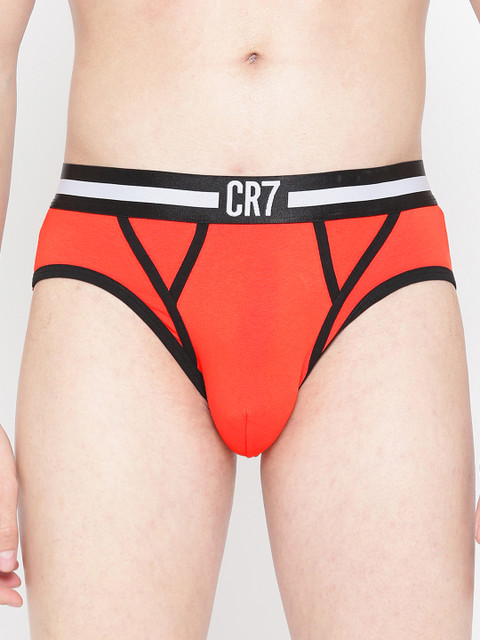 

CR7 Cristiano Ronaldo Men Orange Solid Briefs 8300-66-2360