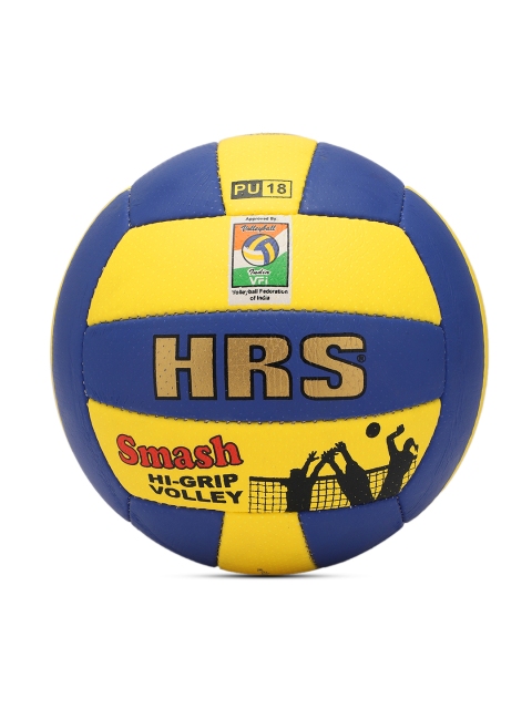 

HRS Unisex Yellow & Blue Colourblocked Smash Volleyball