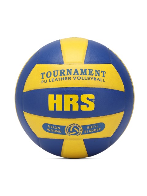 

HRS Unisex Yellow & Blue Colourblocked Tournament Volleyball