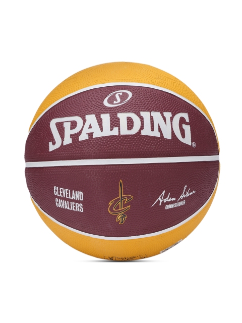 

Spalding Unisex Yellow & Maroon Nba Team Cavaliers Basketball