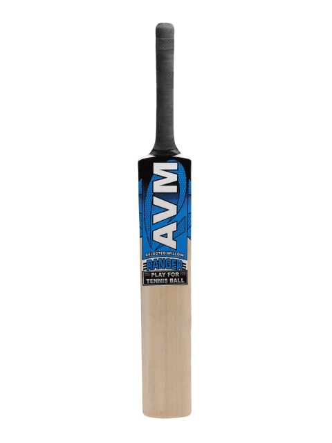 

AVM Unisex Beige & Blue Ranger Tennis Cricket Bat