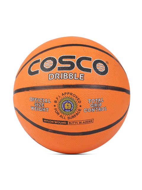 

COSCO Unisex Orange Dribble Printed Basketball