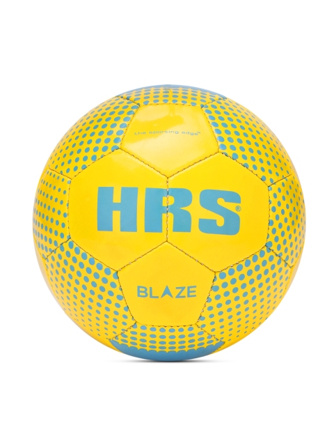 

HRS Unisex Yellow & Blue Printed Blaze Football