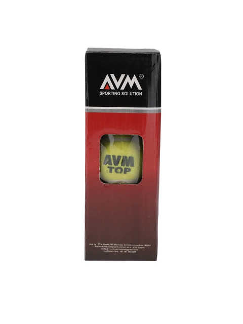 

AVM Set of 3 Top Tennis Balls, Yellow