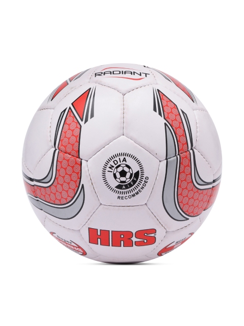 

HRS Unisex White & Red Radiant Size 5 Football