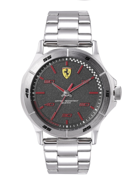 

SCUDERIA FERRARI Men Charcoal Grey Basics Analogue Dial Watch 0830669