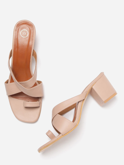 

20Dresses Women Beige Solid Heels