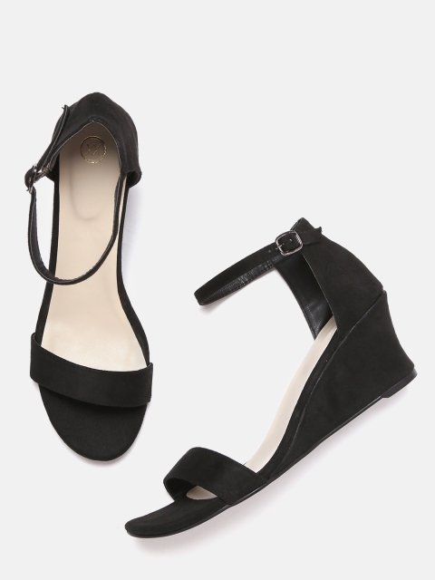 

20Dresses Women Black Solid Heels