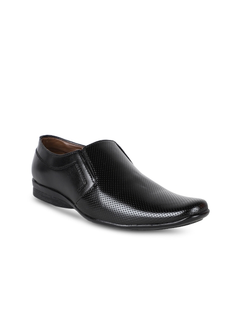 

Respiro Men Black Formal Slip-Ons