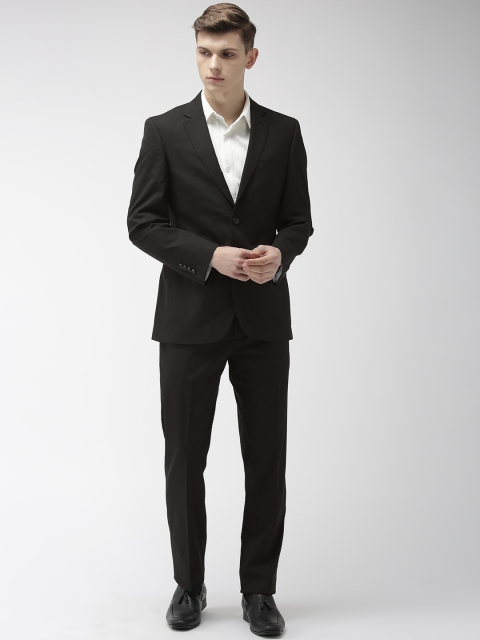 

Raymond Men Black Solid Single-Breasted Contemporary Fit Formal Suit