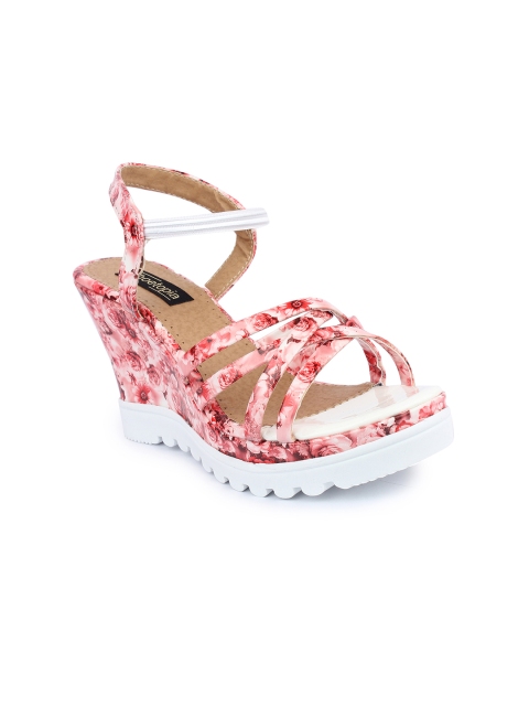 

Shoetopia Women Peach-Coloured Solid Sandals