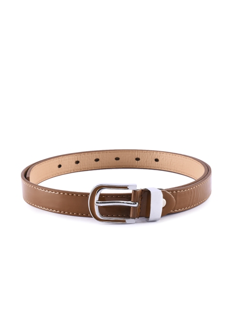 

BuckleUp Women Tan Brown Solid Belt