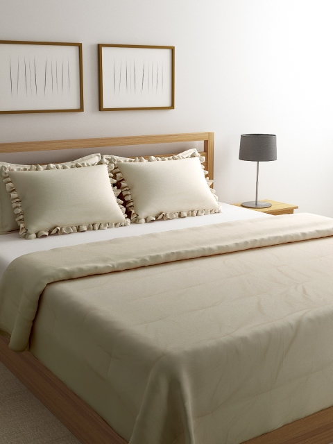 

Portico New York Gold-Toned Solid AC Room 120 GSM Double Bed Comforter