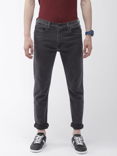 

Levis Men Grey 512 Slim Taper Fit Mid-Rise Clean Look Stretchable Jeans