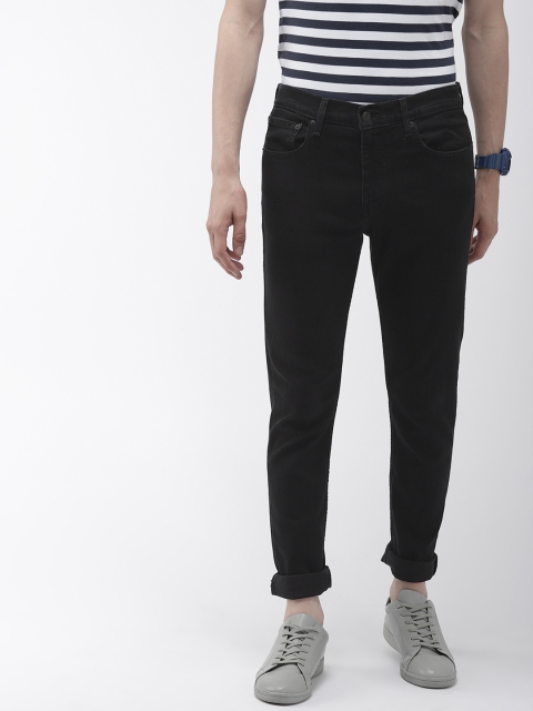 

Levis Men Black 512 Slim Taper Fit Mid-Rise Clean Look Stretchable Jeans