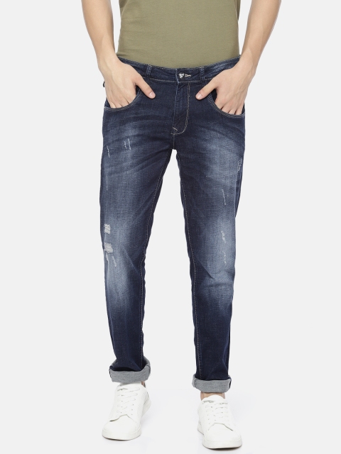 

Ed Hardy Men Blue Slim Fit Mid-Rise Mildly Distressed Stretchable Jeans