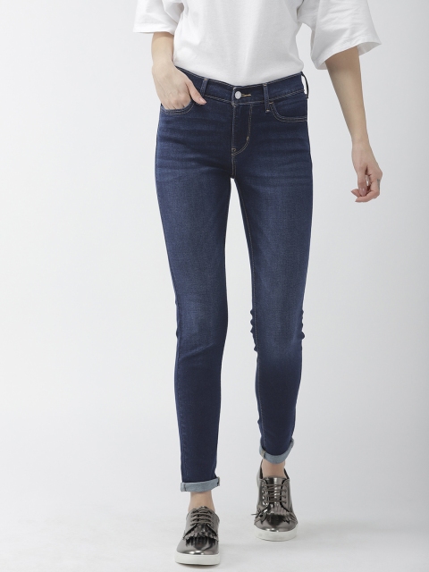 

Levis Women Blue 710 Super Skinny Fit Mid-Rise Clean Look Stretchable Jeans