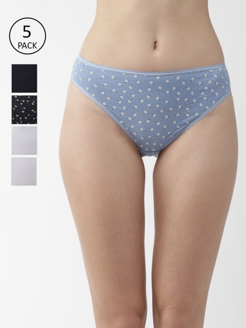 

Marks & Spencer Women Pack of 5 Bikini Briefs T610380, Blue