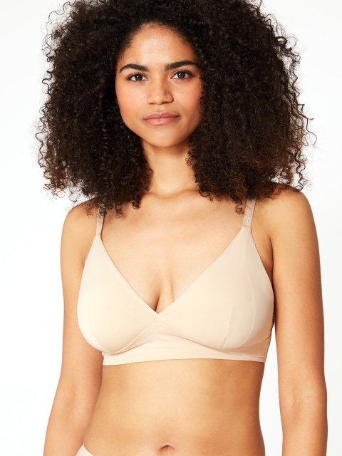 

Marks & Spencer Beige Solid Non-Wired Lightly Padded Everyday Bra T337158ALMOND