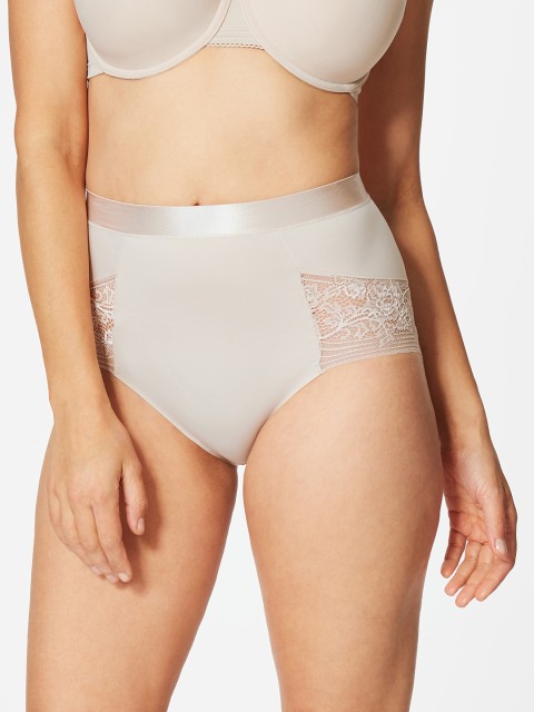 

Marks & Spencer Women Beige Solid Shaper Briefs T336756