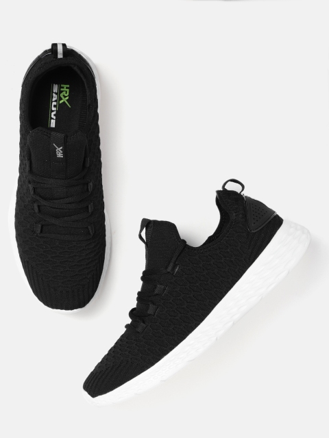 

HRX by Hrithik Roshan Men Black Woven Design Sauve 1.0 Athleisure Shoes